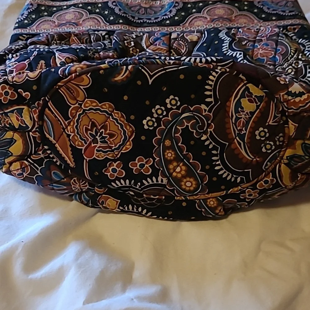 Vera Bradley* Shoulder Bag* Kingston Print* Black/Brown